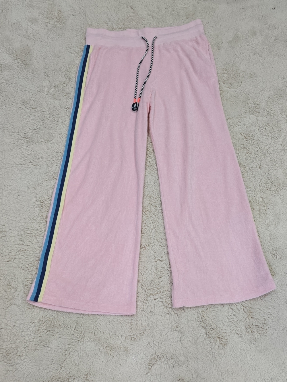 Sundry Light Pink Sweatshirt with Orange Logo Tag